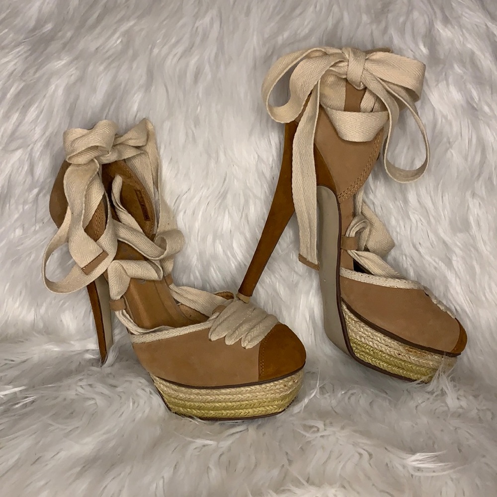 Jeffrey Campbell Lace Up Espadrilles